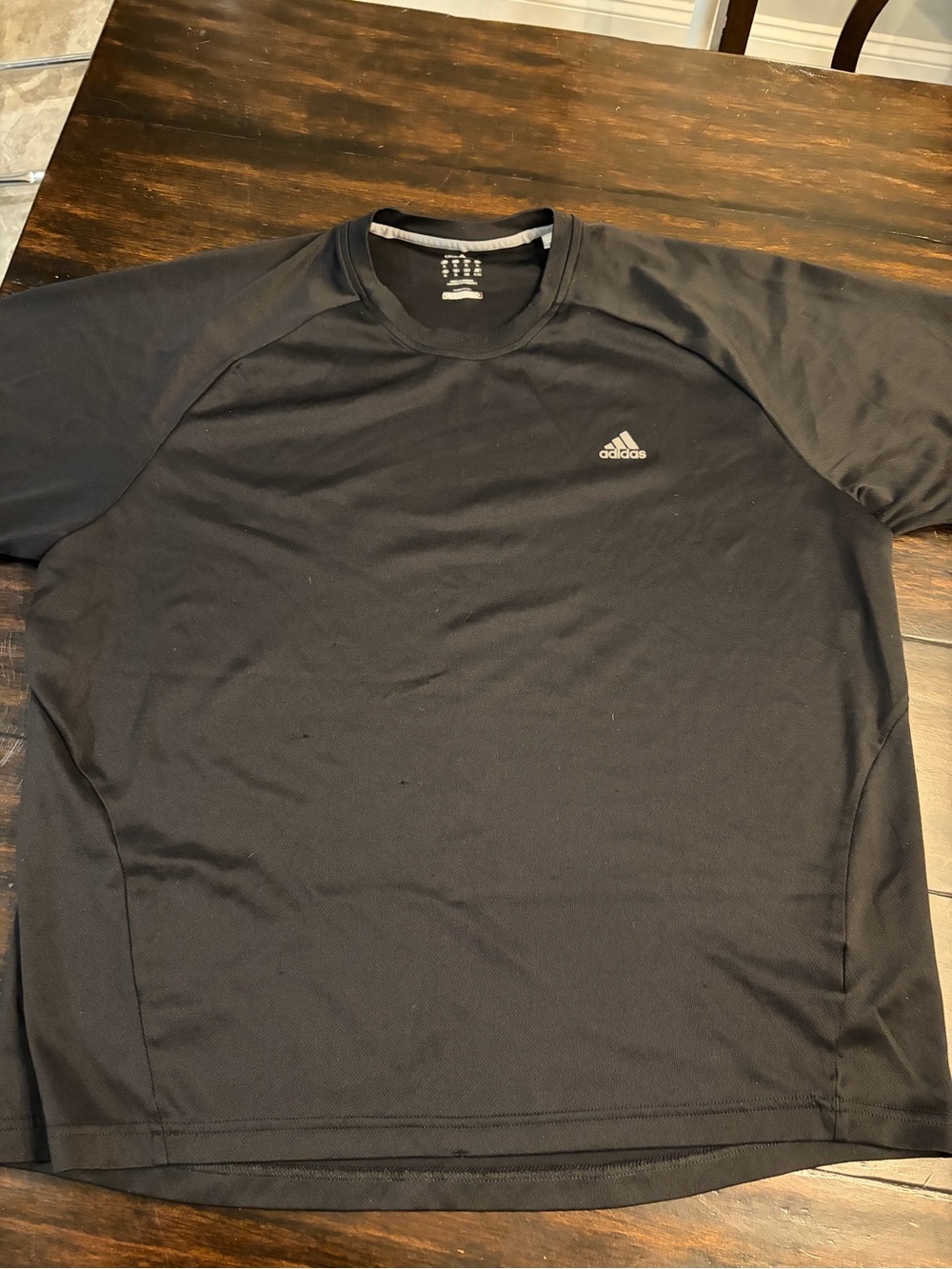 adidas climalite Black Short-Sleeve Athletic Tee xl